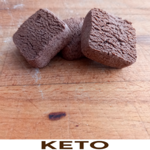 Quadrotti al cacao con gocce di cioccolato 50g